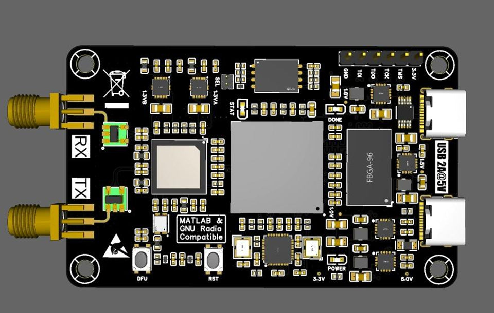 Zynq7010 AD9363 SDR XC7Z010CLG400+AD9363ABCZ Software Defined Radio Development Board for PlutoSDR Nano