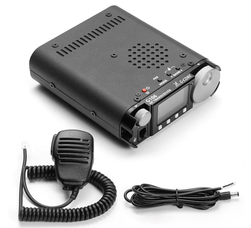 Xiegu G106C Portable SDR Shortwave Radio 5W HF Transceiver QRP WFM Radio FT8