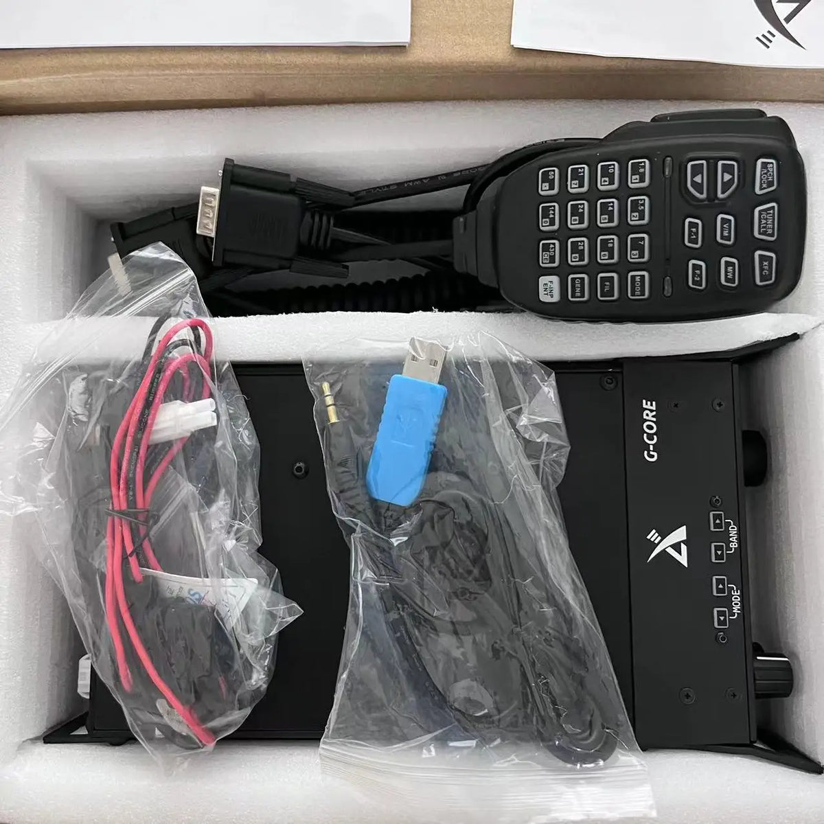 XIEGU/Xiegu G90S/G90N SDR Portable Backpack 20W Shortwave Radio Panel Separation Built-in Sky Tune