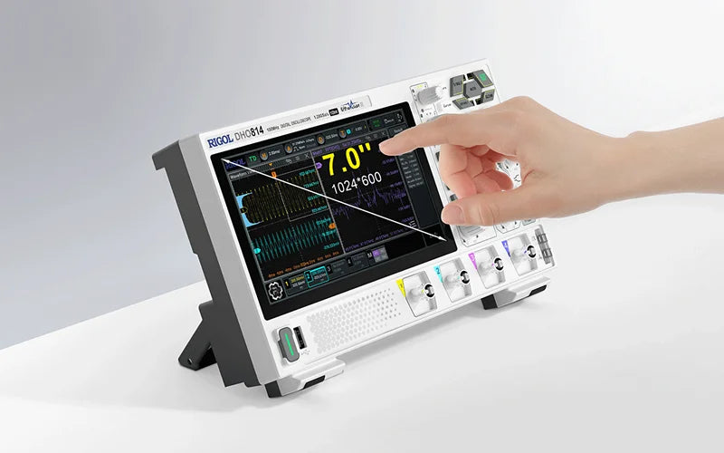 RIGOL DHO802/DHO804/DHO812/DHO814 2/4Channel 70/100MHz Digital Oscilloscope 12 Bit 1.25GSa/Sec 25MPts Depth