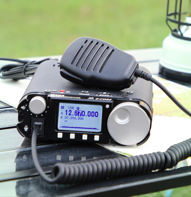 Xiegu G106C Portable SDR Shortwave Radio 5W HF Transceiver QRP WFM Radio FT8