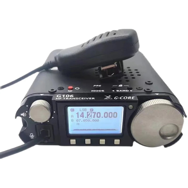Xiegu G106C Portable SDR Shortwave Radio 5W HF Transceiver QRP WFM Radio FT8
