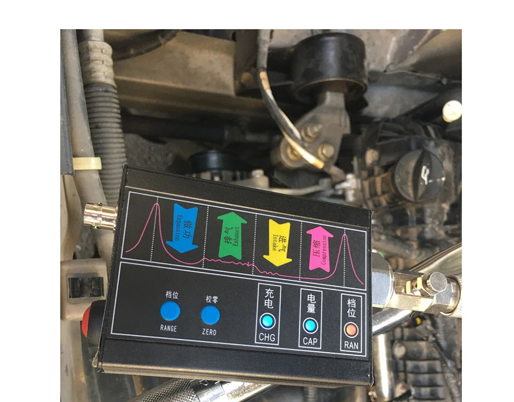 JH-APT-100 Automotive Pressure Transmitter Cylinder Exhaust Pressure Zero Calibration Suitable for Various Oscilloscope