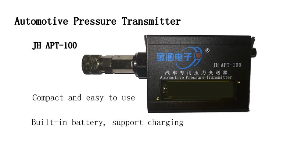JH-APT-100 Automotive Pressure Transmitter Cylinder Exhaust Pressure Zero Calibration Suitable for Various Oscilloscope