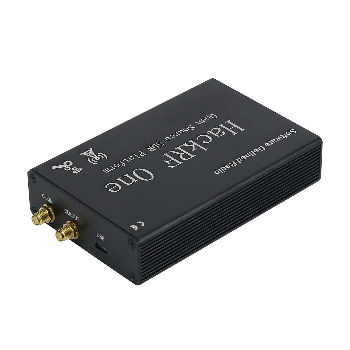 1MHz-6GHz HackRF One R9 V2.0.1 SDR Software Defined Radio Assembled Black Shell with LNA Antennas