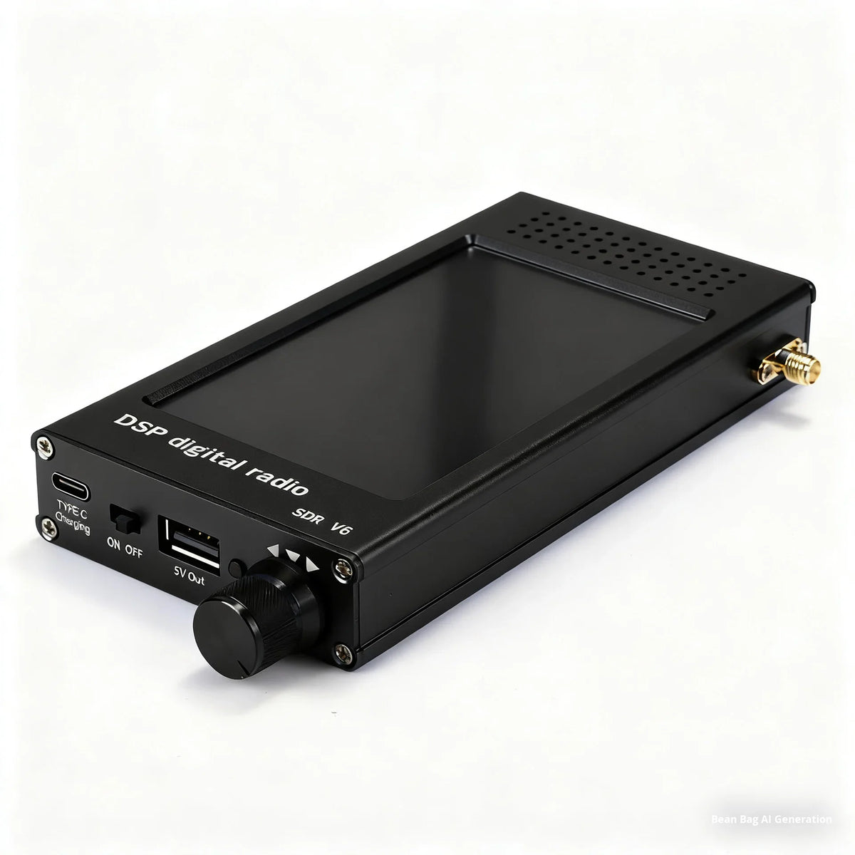 SDR Radio DSP V6 Digital Demodulation Shortwave FM MW SSB CW HAM Radio Receiver with Screen No Power Supply
