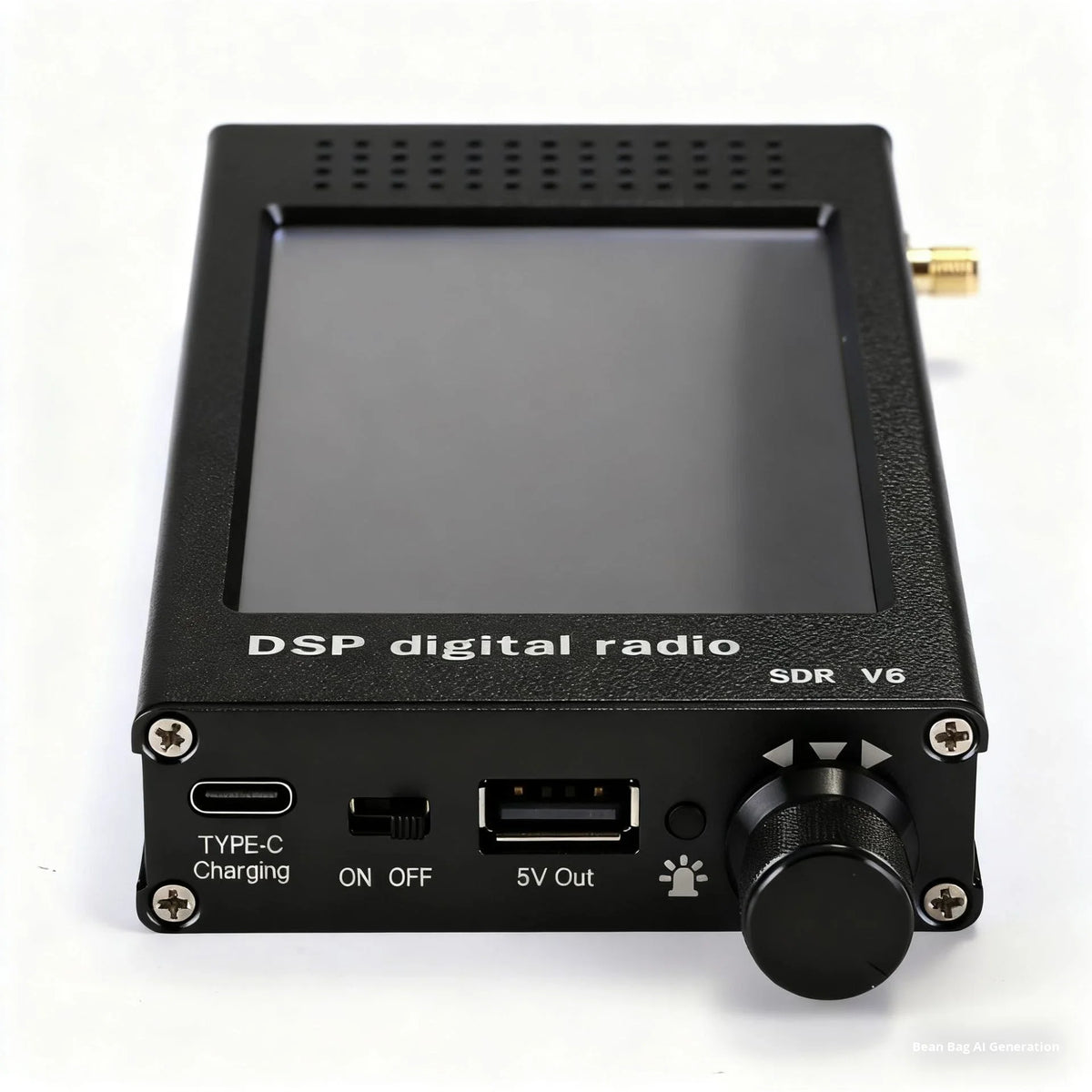 SDR Radio DSP V6 Digital Demodulation Shortwave FM MW SSB CW HAM Radio Receiver with Screen No Power Supply