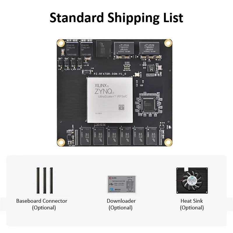 PZ-ZU47DR-SOM FPGA Core Development Board Zynq UltraScale+ RFSoC XCzu47DR Software Defined Radio (SDR) Kit