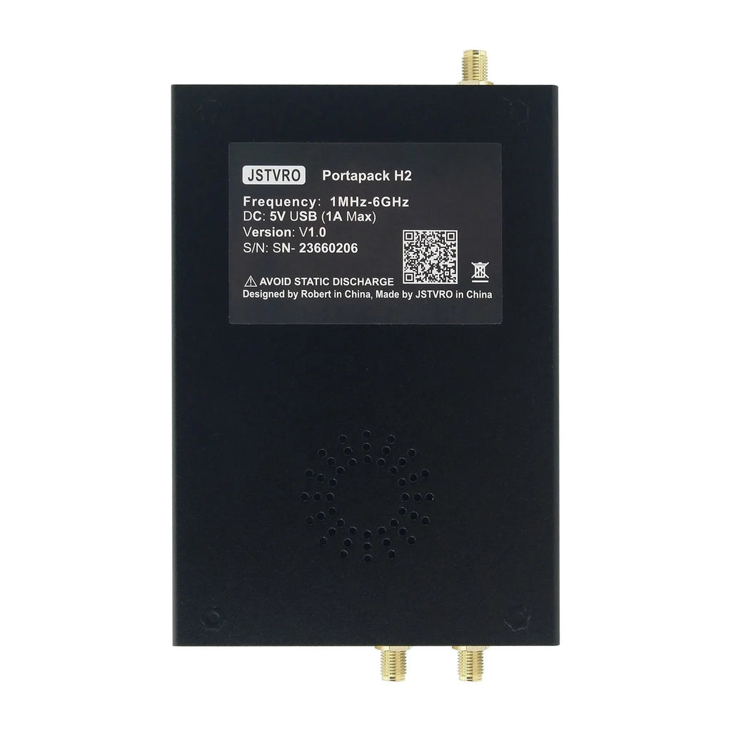 HamGeek 1MHz-6GHz HackRF One R10 V2.0.x SDR + PortaPack H2M with Built-in Speaker + 5 Antennas + LNA