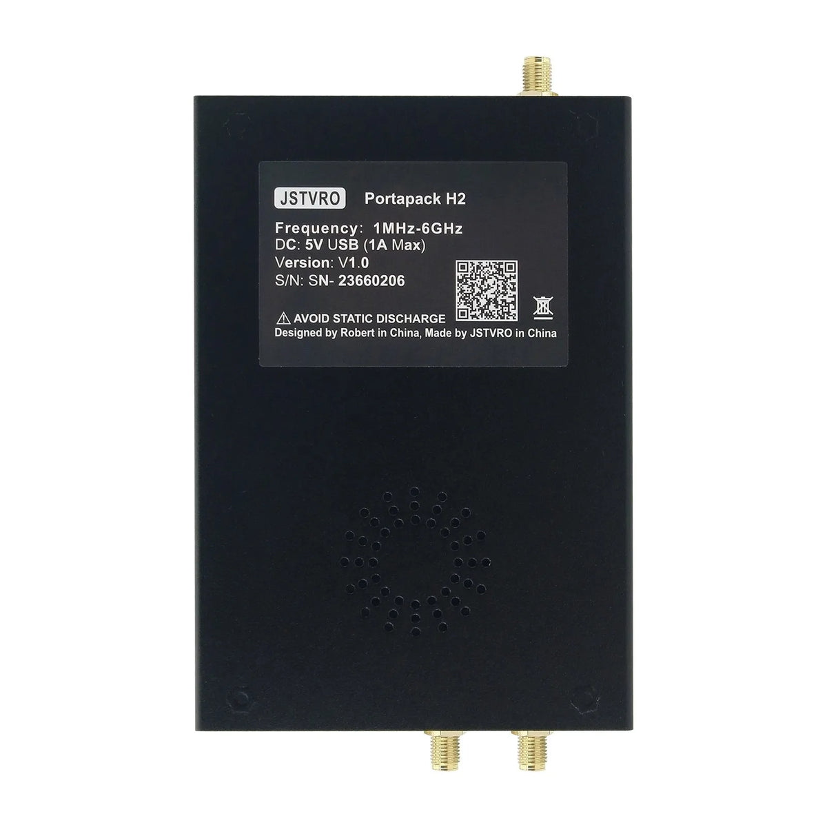 HamGeek 1MHz-6GHz HackRF One R10 V2.0.x SDR + PortaPack H2M with Built-in Speaker + 5 Antennas + LNA