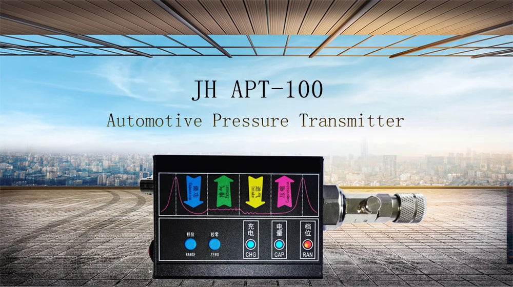 JH-APT-100 Automotive Pressure Transmitter Cylinder Exhaust Pressure Zero Calibration Suitable for Various Oscilloscope