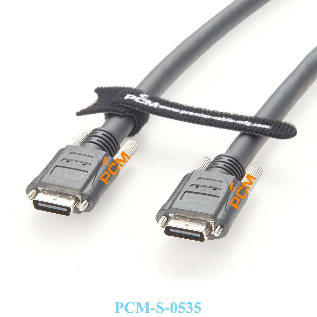PoCL Camera Link SDR 26pin to SDR 26pin Plug Drag Chain Cable for Machine Vision Camera Frame Grabber Simulator Translator