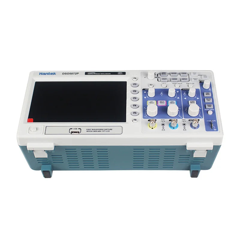 Hantek DSO5202P DSO5102P DSO5072P Digital Oscilloscope 200MHz Bandwidth 2 Channels PC USB LCD Portable Portatil Electrical Tools