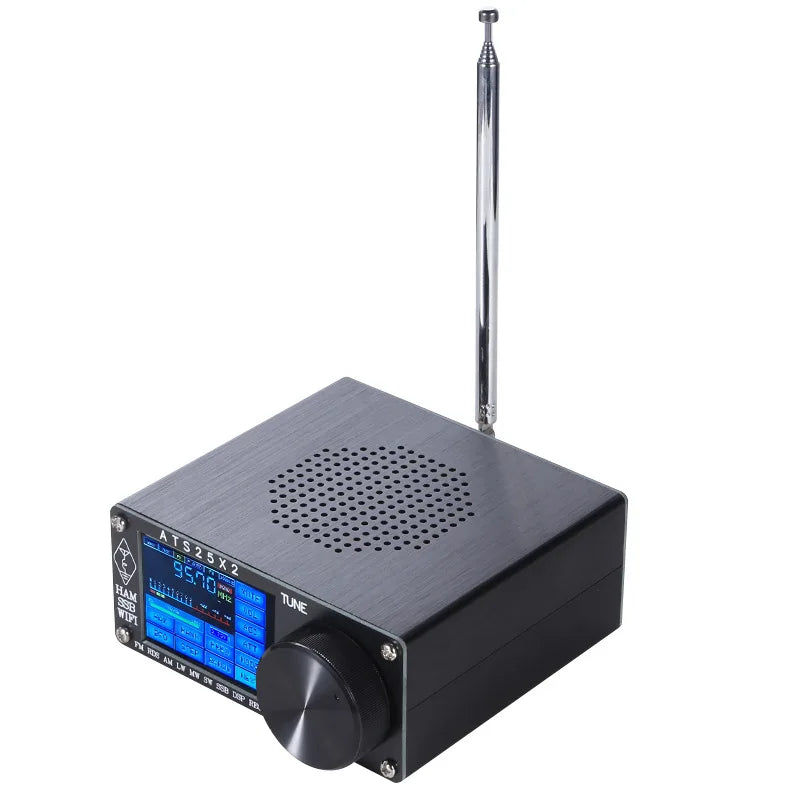 ATS-20+ / ATS-25+ ATS25X1 Si4732 All-Band Radio Receiver FM LW(MW SW) SSB +Whip Antenna +Battery + USB Cable + Speaker