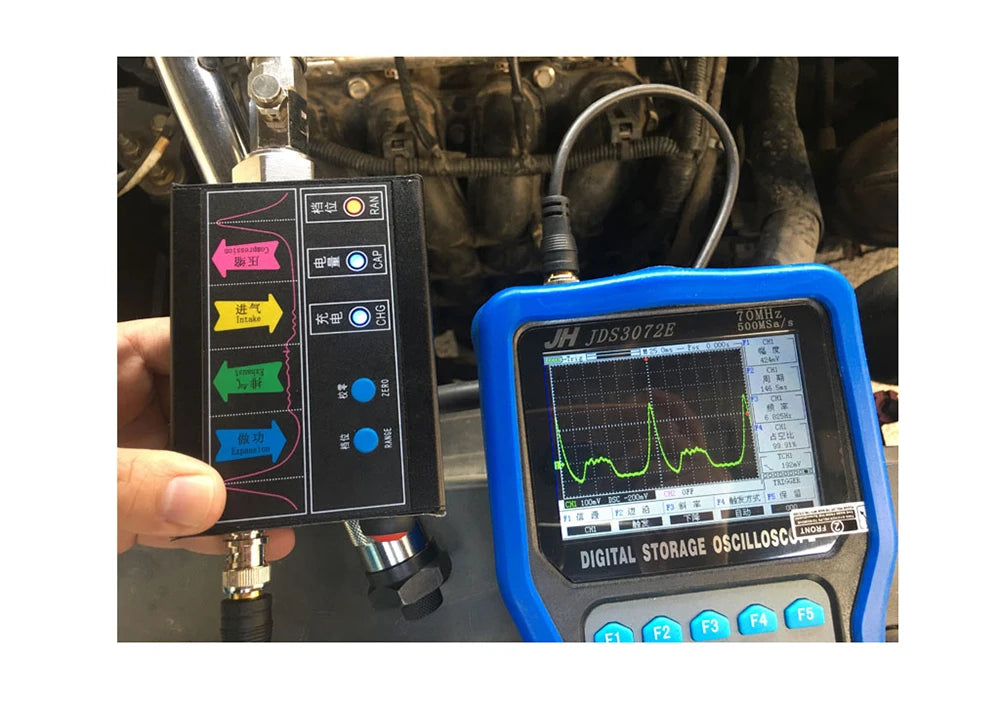 JH-APT-100 Automotive Pressure Transmitter Cylinder Exhaust Pressure Zero Calibration Suitable for Various Oscilloscope