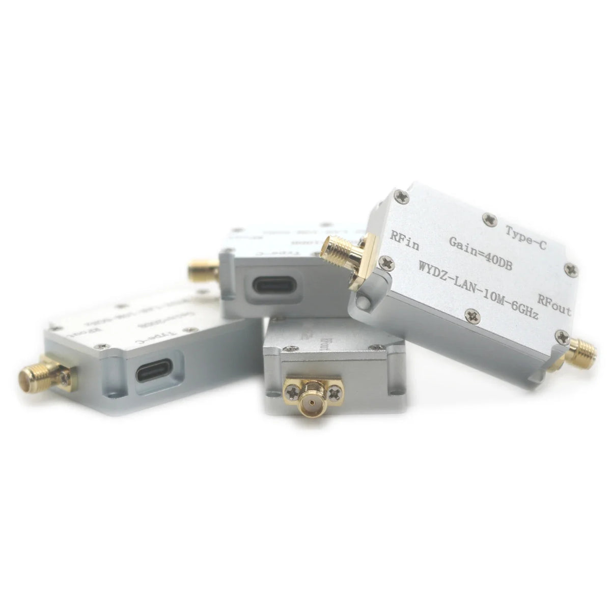 LAN 10M-6Ghz High Flatness Amplifier Gain 20DB RF Front End Receiver RF Signal Drive FOR HackRF One SDR FM Radio