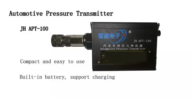 Pressure Transmitter, Automotive Cylinder Sensor Professional JH APT-100 Used for Various Oscilloscopes Vacuum Pressure Testing