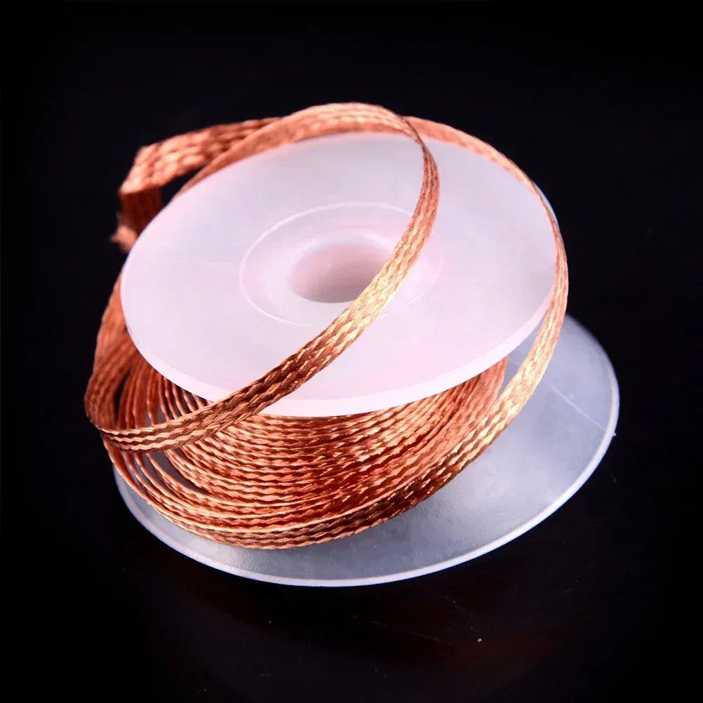 1PC 2.0mm 3.5mm 1.5M Welding Wires Desoldering Braid Solder Remover Wick Wire Repair Tool - Great Scott Gadgets