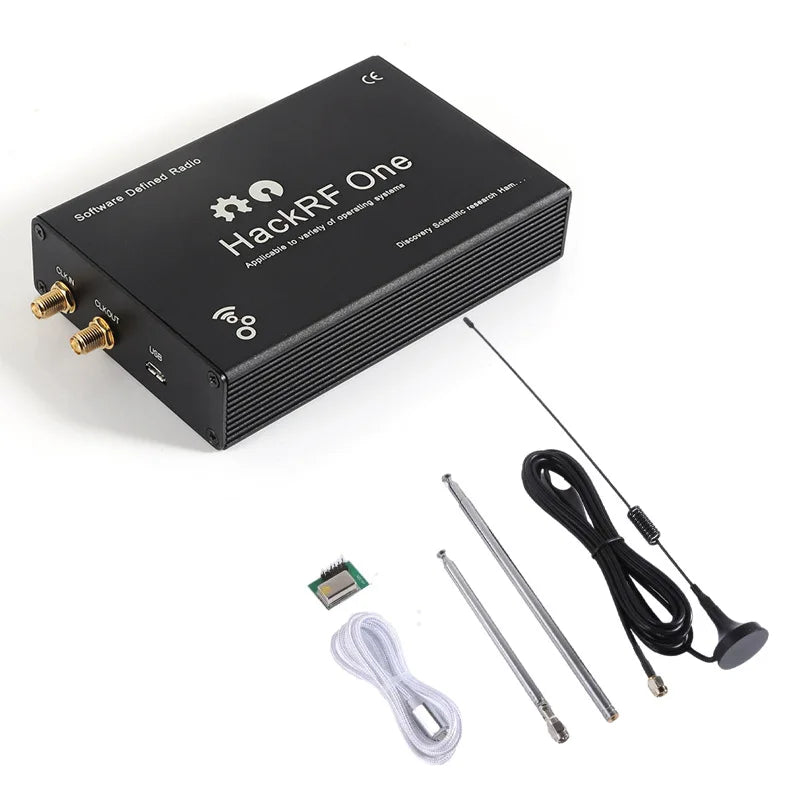 1MHz-6GHz HackRF One R9 V2.0.1 Software Defined Radio SDR with Aluminum Alloy Housing & Antennas