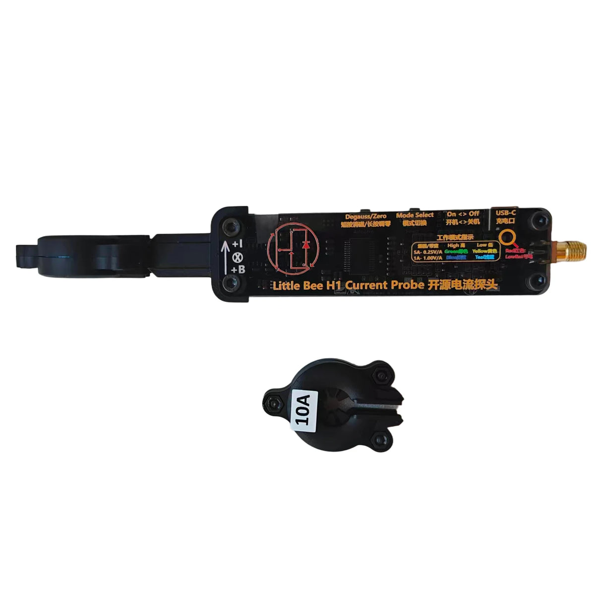 Open Source Little Bee B1 High-performance Current Probe Upgrade 30MHz Bandwidth Dual Head Plug and Play