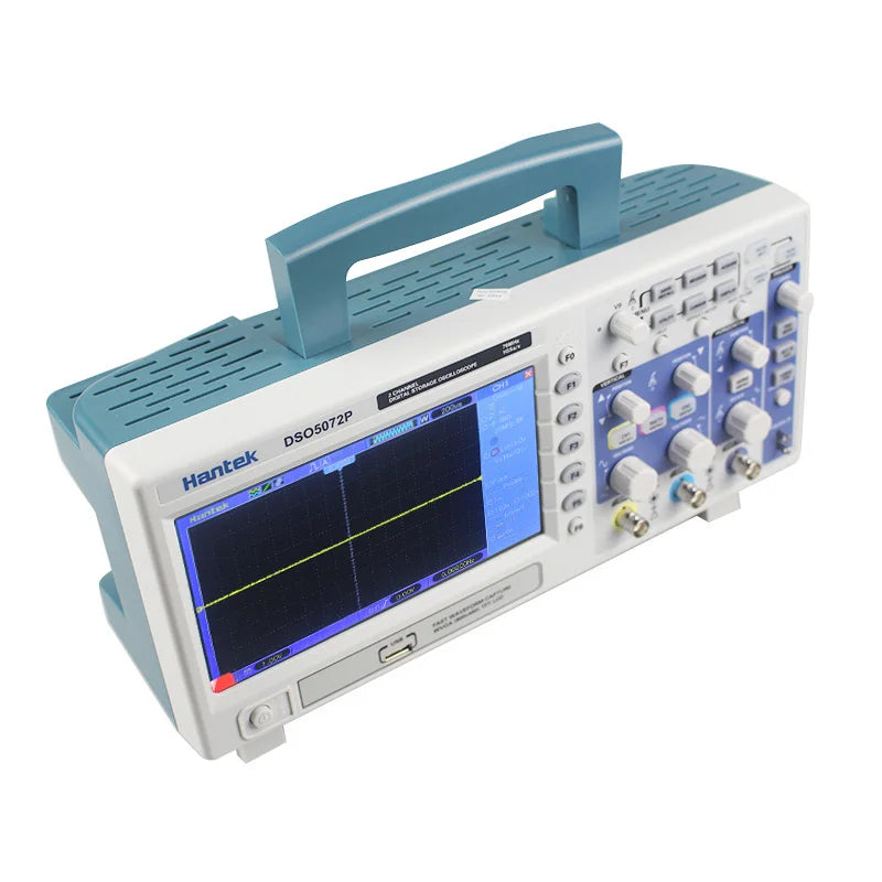 Hantek DSO5202P DSO5102P DSO5072P Digital Oscilloscope 200MHz Bandwidth 2 Channels PC USB LCD Portable Portatil Electrical Tools