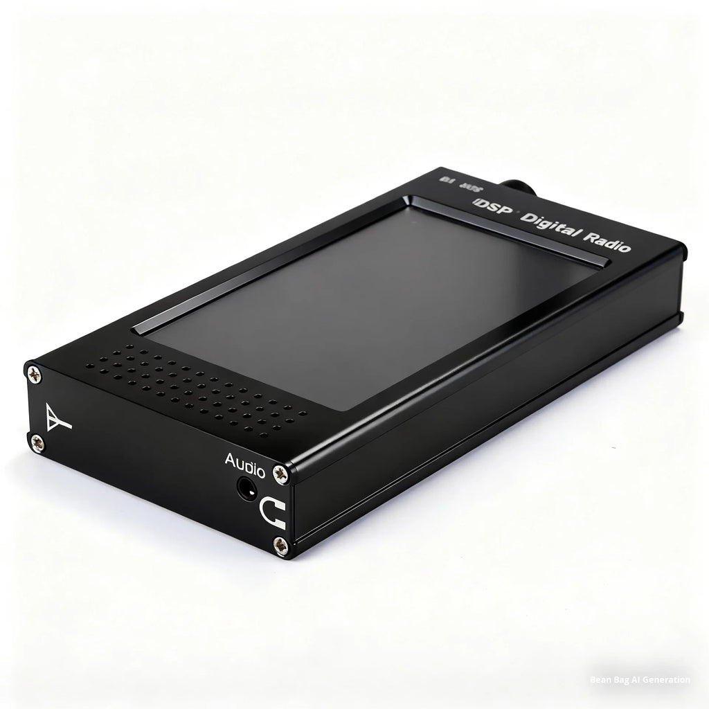 SDR Radio DSP V6 Digital Demodulation Shortwave FM MW SSB CW HAM Radio Receiver with Screen No Power Supply