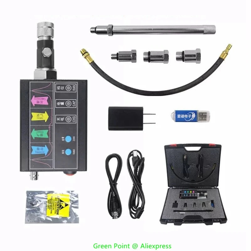 Pressure Transmitter, Automotive Cylinder Sensor Professional JH APT-100 Used for Various Oscilloscopes Vacuum Pressure Testing