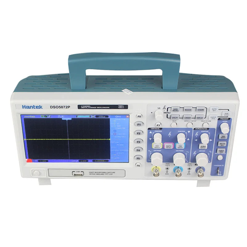 Hantek DSO5202P DSO5102P DSO5072P Digital Oscilloscope 200MHz Bandwidth 2 Channels PC USB LCD Portable Portatil Electrical Tools