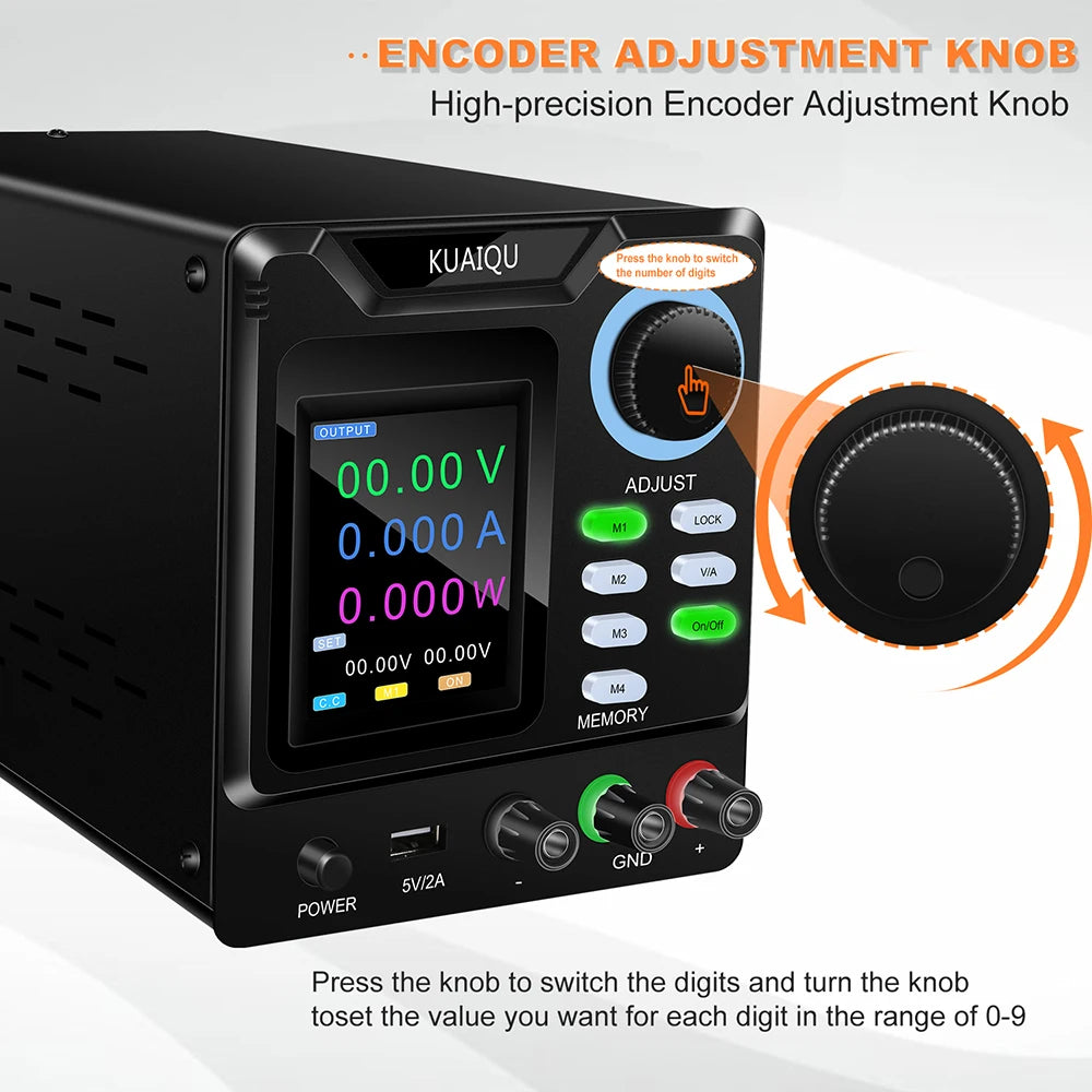 KUAIQU SPPS-D6001-232 600V1A 300V 120V 5V Programmable Switching DC Power Supply Circuit Board Electrical Testing Phone Charging