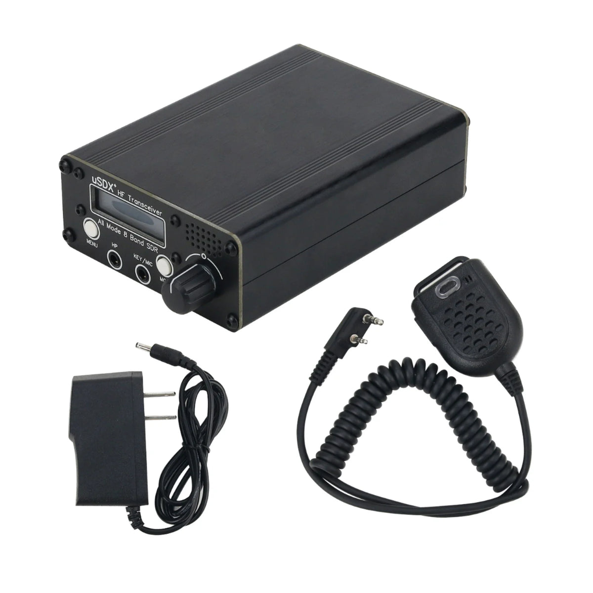 Latest AISANRAY USDX-Lite 5W 80m/60m/40m/30m/20m 5-Band SDR All-Mode HF SSB QRP Transceiver Metal USB Powered