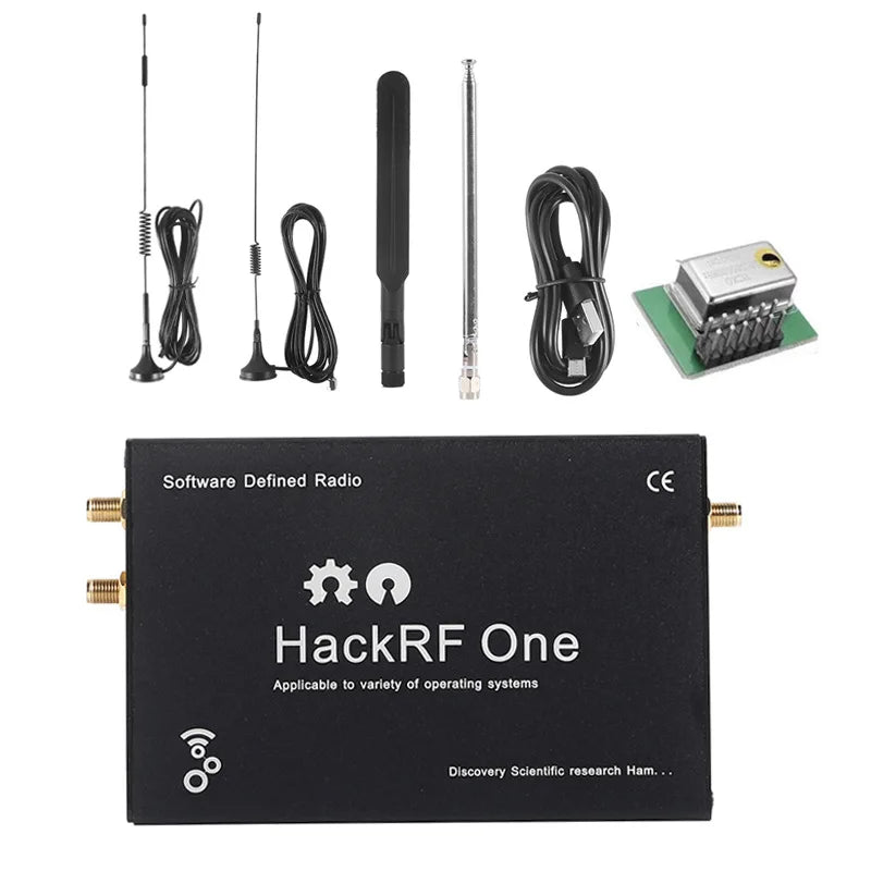 1MHz-6GHz HackRF One R9 V2.0.1 Software Defined Radio SDR with Aluminum Alloy Housing & Antennas