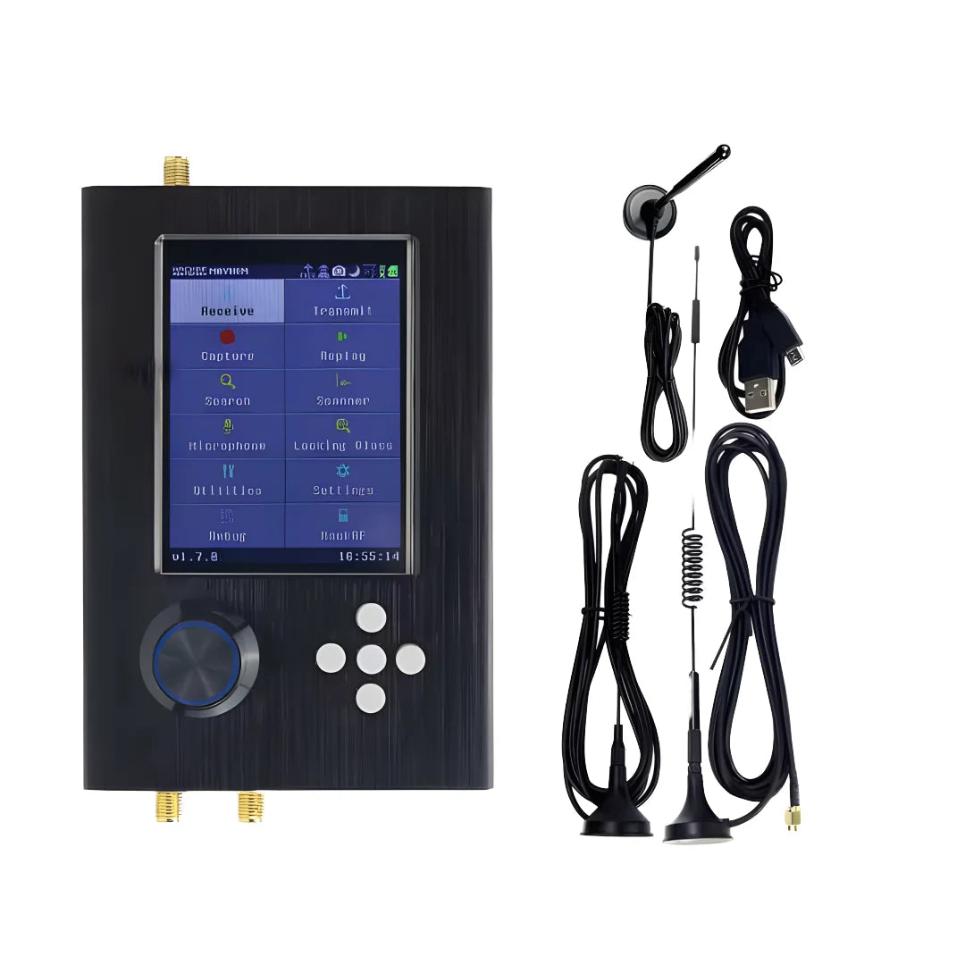 HackRF One PortaPack H2 Development Board 1MHz-6GHz SDR Radio Receiver Platform V1.9.1 Software Defined Radio Kit