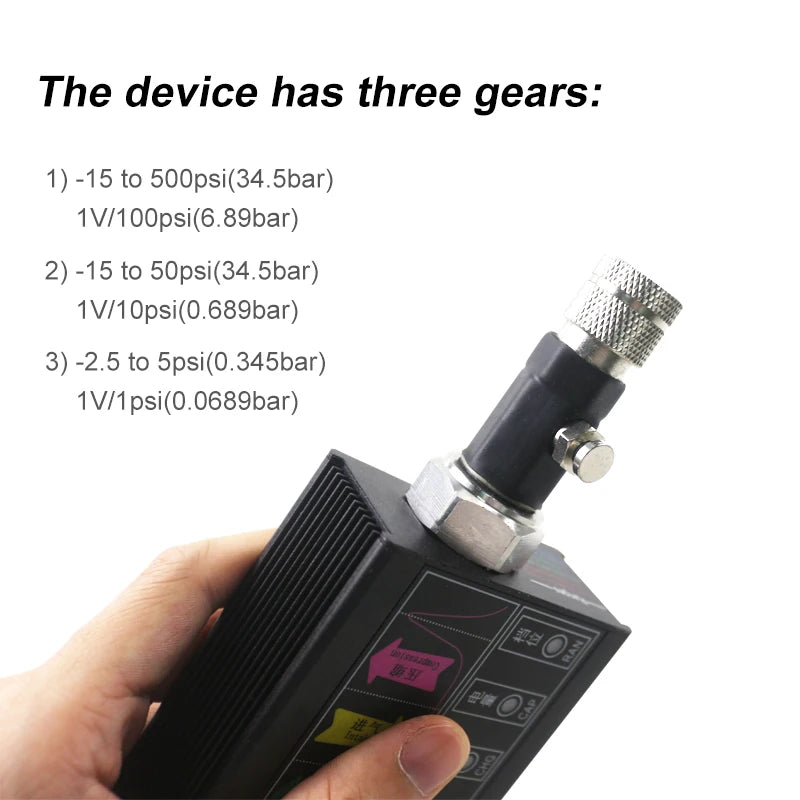JH-APT-100 Automotive Pressure Transmitter Cylinder Exhaust Pressure Zero Calibration Suitable for Various Oscilloscope