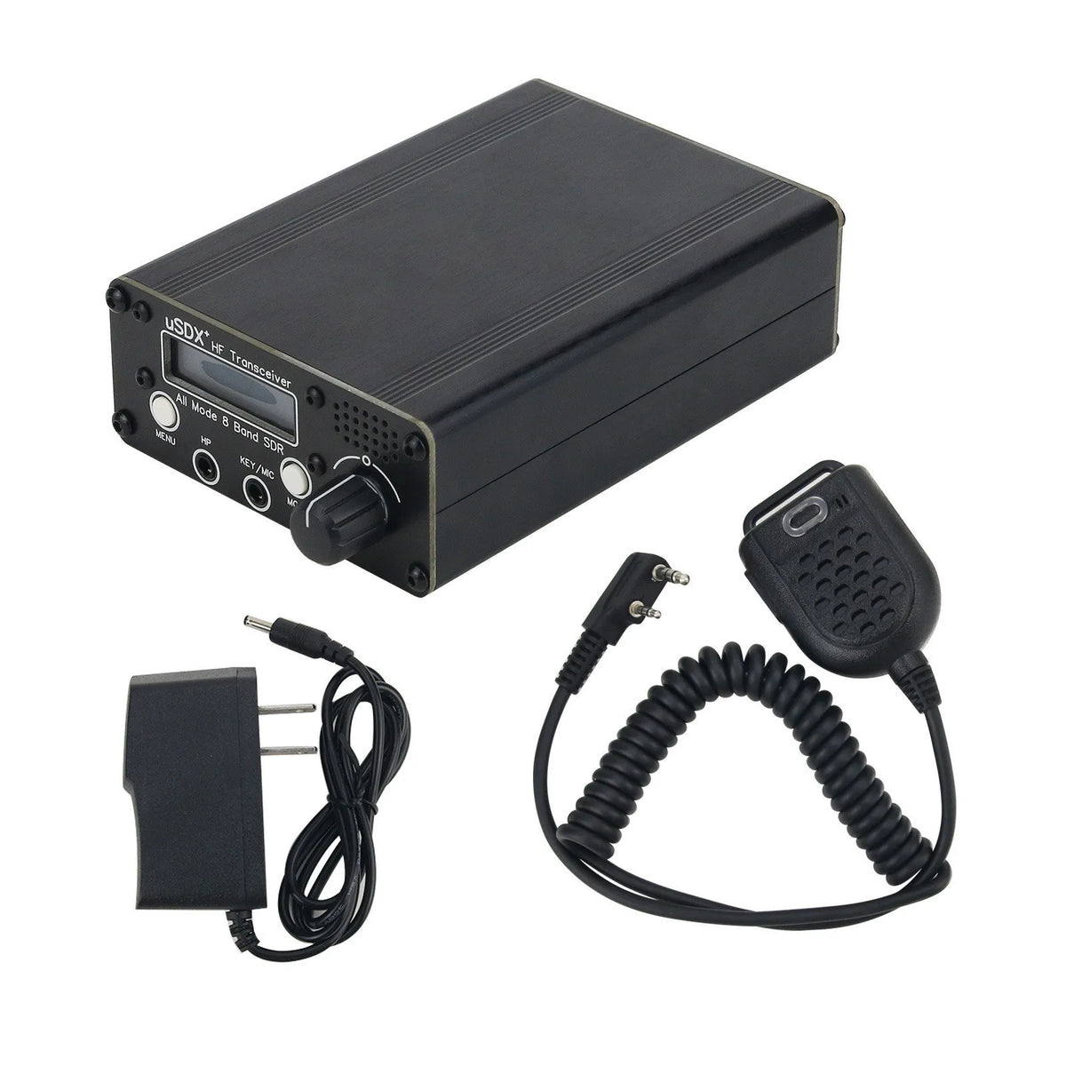 Latest AISANRAY USDX-Lite 5W 80m/60m/40m/30m/20m 5-Band SDR All-Mode HF SSB QRP Transceiver Metal USB Powered