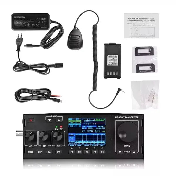 2024 New Style HF SDR Transceiver Color Display USB Charging 15W Output FM 50km Ran Communication CB Walkie Talkie