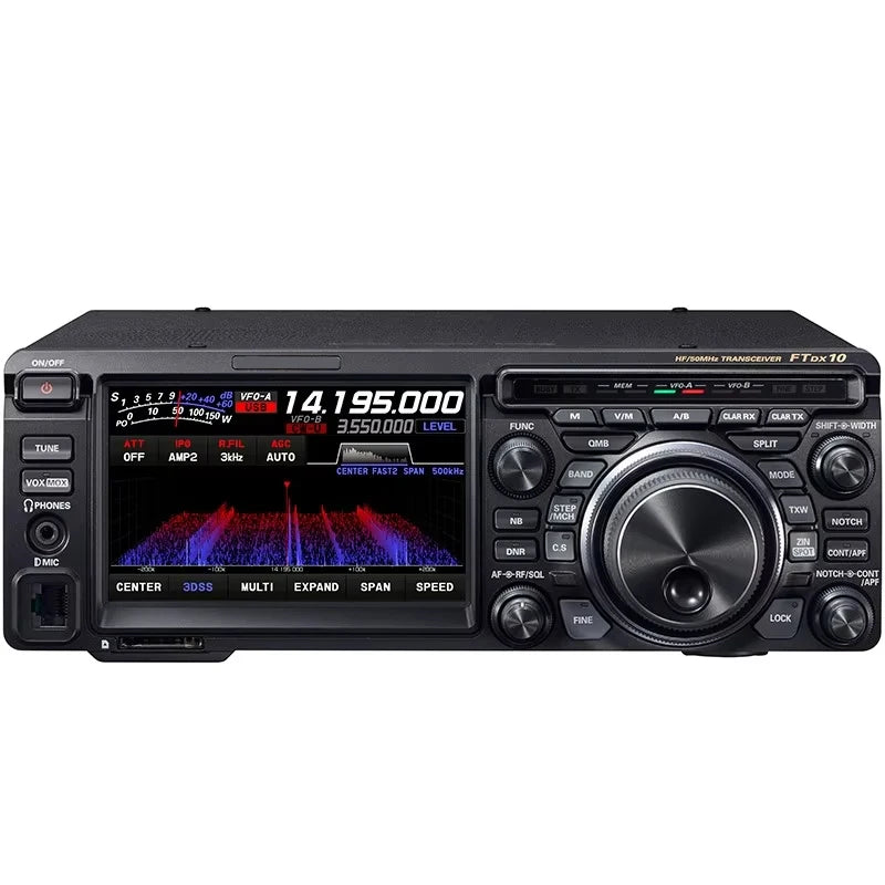 Yaesu FTDX10 FTDX-10 DX 10 50 MHz 100W RF AF Transmit SDR Receiver Transceiver HF Vehicle Mouted Communication Su7 Car Radio