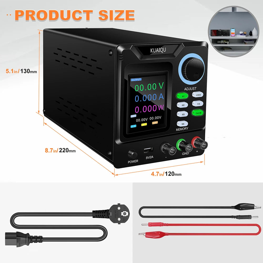 Kuaiqu SPPS-D6001-232 600V1A 300V 120V 5V Programmable Switching DC Power Supply Circuit Board Electrical Testing Phone Charging