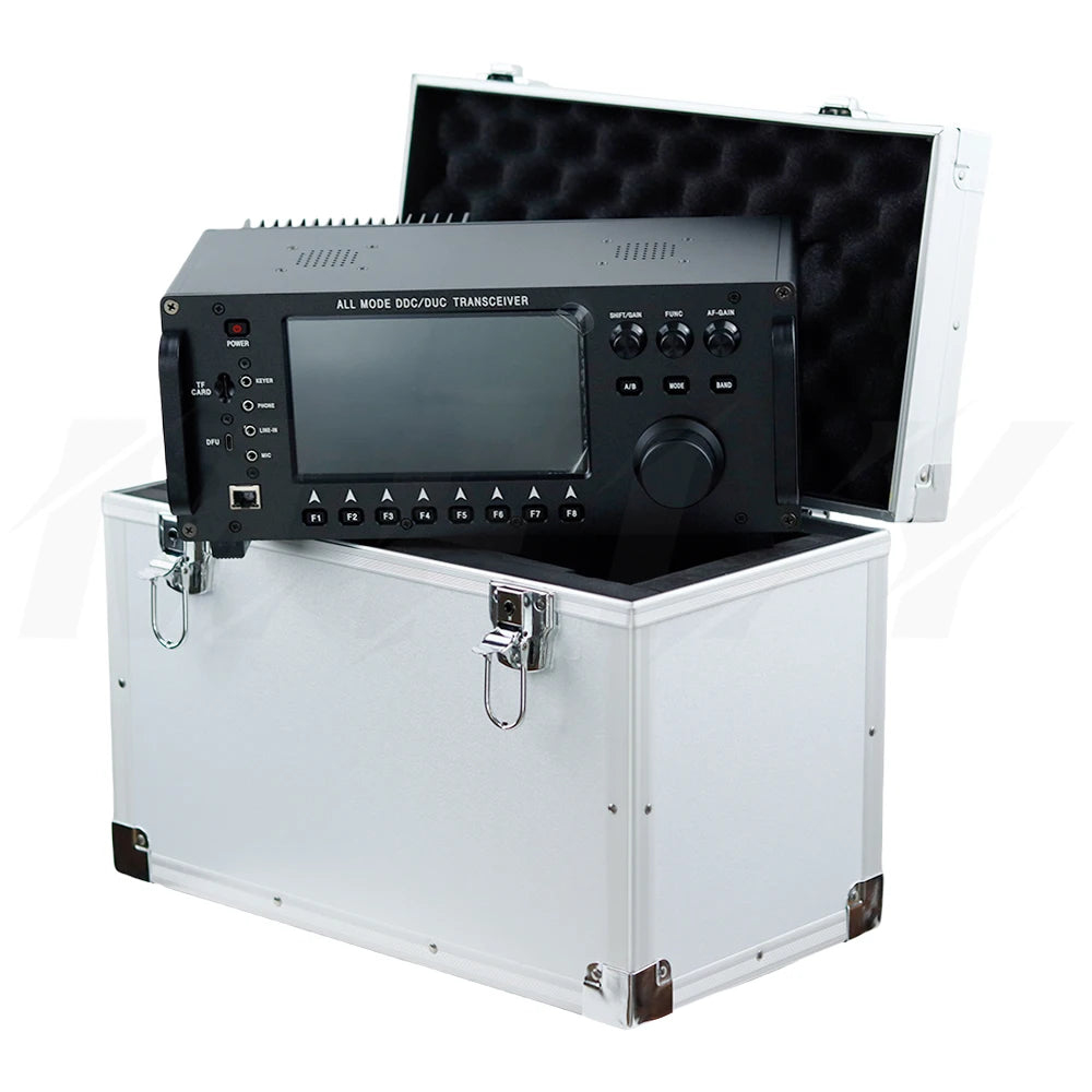 RS-998 100W HF+UV Transceiver with 7In Touch Screen All Mode DDC/DUC Transceiver Shortwave Mobile Radio SDR Transceiver