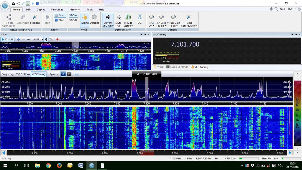 10KHz-2GHz Wideband 14bit  Software Defined Radios SDR Receiver compatible with SDRplay  driver & software with TCXO LNA