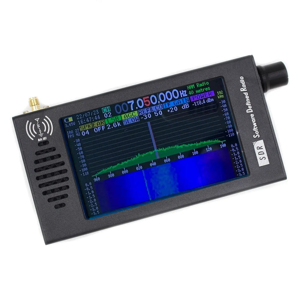 SDR Digital Demodulation Receiver Full Band Software Defined Radio with 4.3'' Touch Screen Real-time & Spectrum