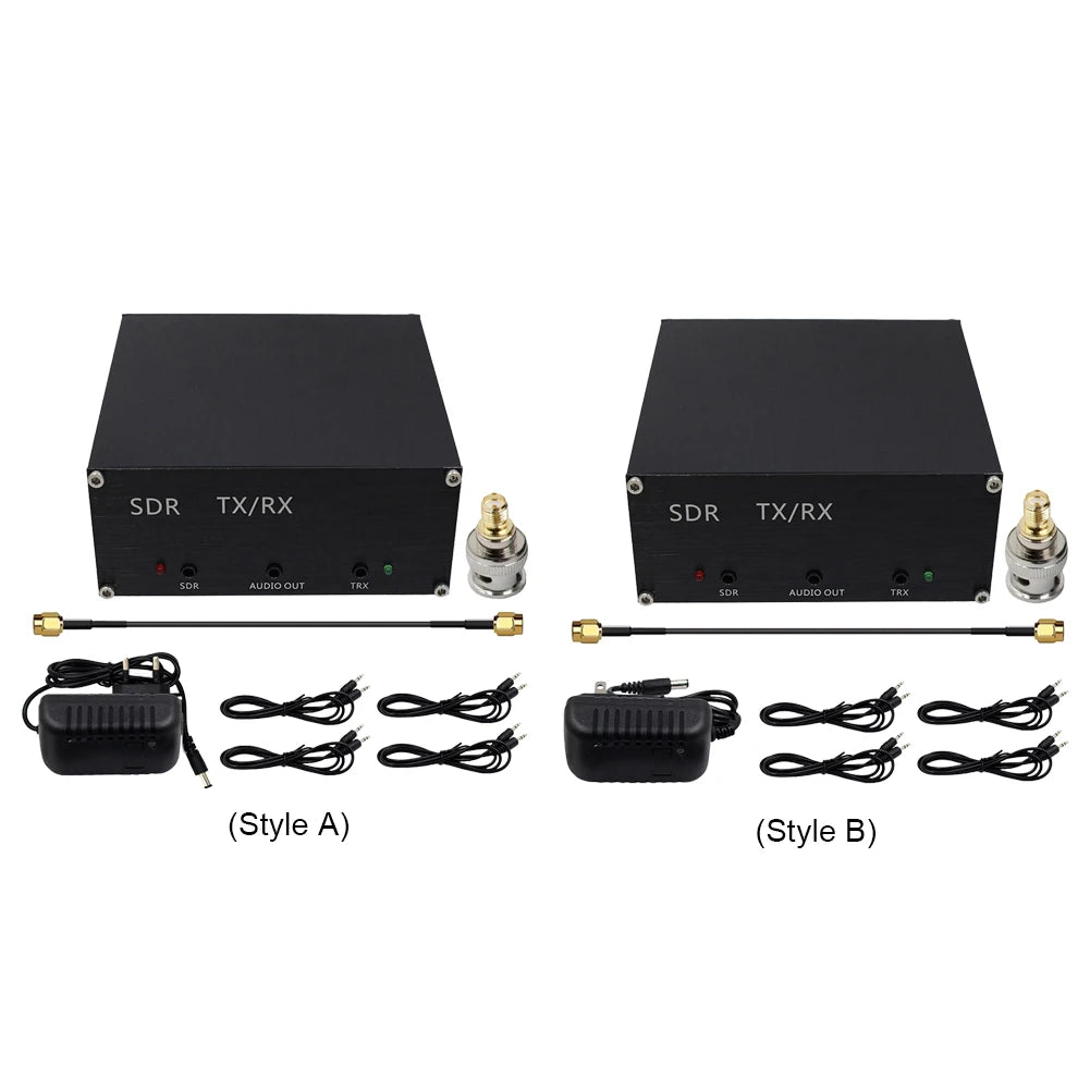 DC 160MHz 100W Portable SDR Transceivers with Host Power Cord Antenna Sharer TR Switch Box Practical Signal Equipment Accessory