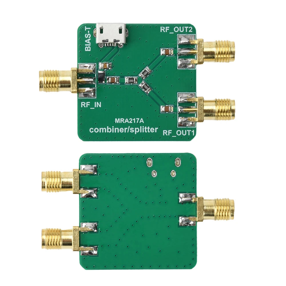 SDR Radio 1/2 Splitter Combiner Slater Signal Amplifier Receiver Module with Micro USB Interface for Electronics