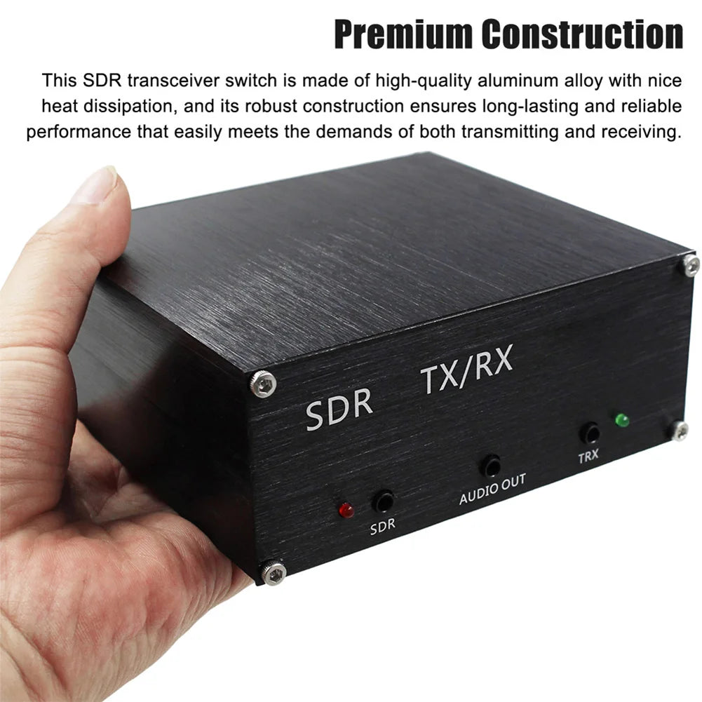 DC 160MHz 100W Portable SDR Transceivers with Host Power Cord Antenna Sharer TR Switch Box Practical Signal Equipment Accessory