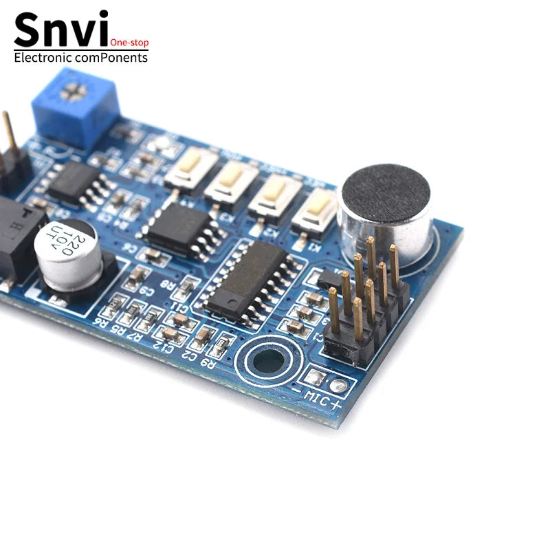 SR1 Recording & Voice Module - Integrated Amplifier, Loudspeaker & Megaphone, Outperforming ISD1820 Record-Playback Module