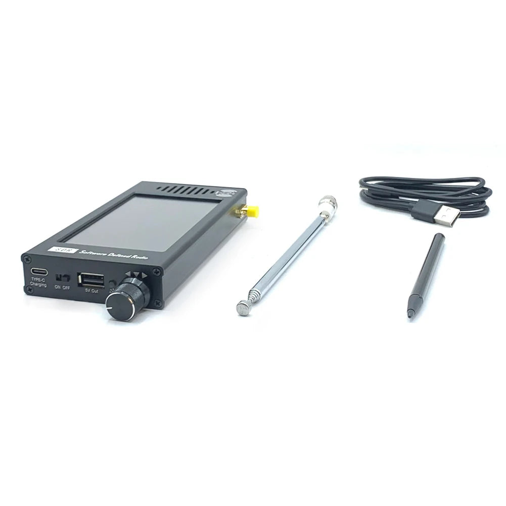 DSP SDR Radio Receiver Shortwave AM FM DSP Radio Rechargeable Stereo MP3 Player with Headphone Antenna Jack for FM MW SSB CW HAM