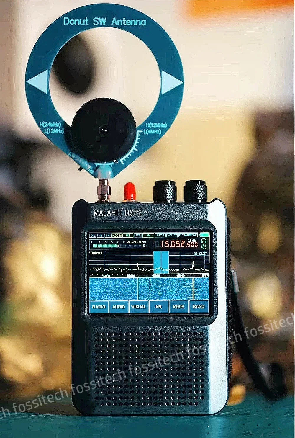 Upgraded Malahit-DSP2 Radio with Latest Firmware V2.40 SDR Malachite Receiver AM/SW/MW/FM Full-band 10KHz-2GHz