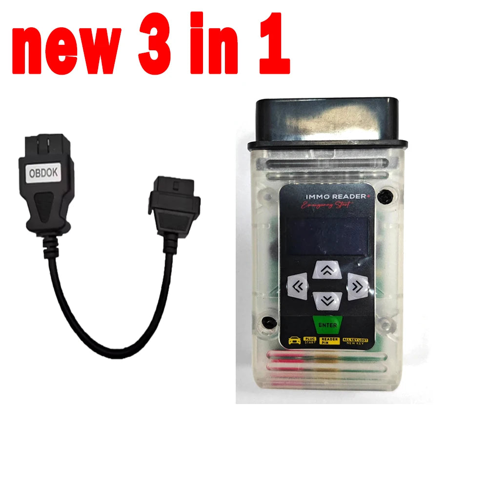 3 IN 1 Emergency Start Bypass for Fiat  IMMO Tool Key for PSA Pin Code Reader Simulator Caculator Programming Emulator Program