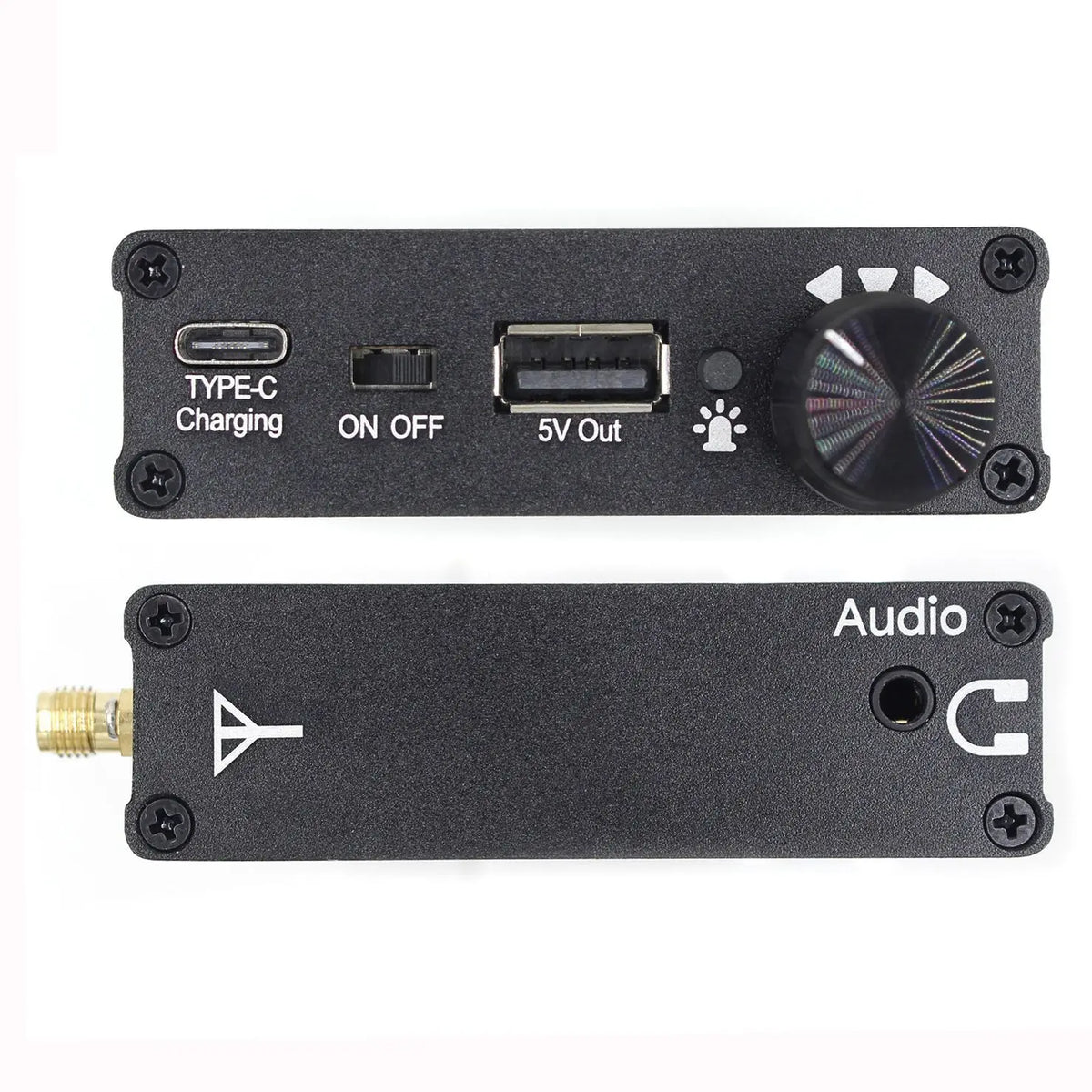SDR Digital Demodulation Receiver Full Band Software Defined Radio with 4.3'' Touch Screen Real-time & Spectrum