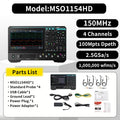 UNI-T MSO1000HD-S 12bit High-Res Oscilloscope | 150M/250MHz 4CH 2.5GSa/s | Bode plot Analyzer&CAN-FD, LIN, UART,I2C,SPI Decoding