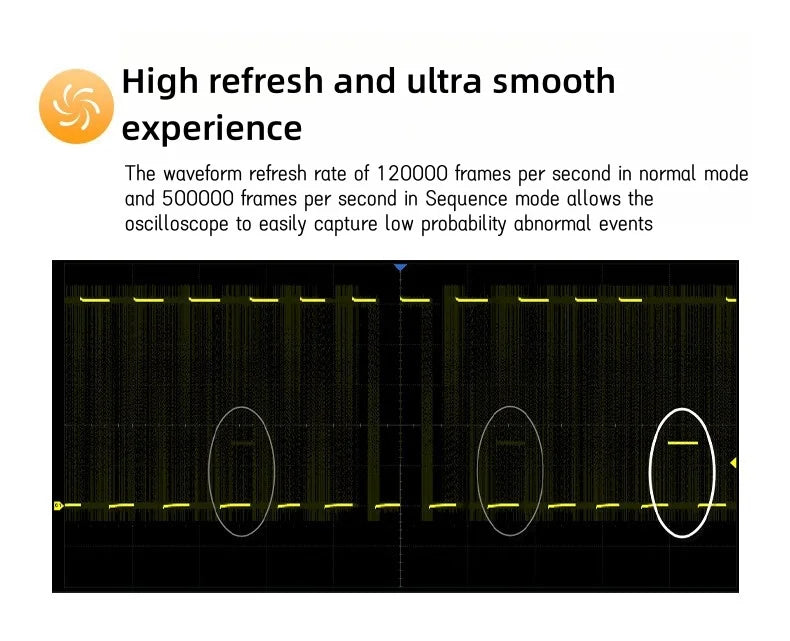 Siglent high-definition oscilloscope SDS800X HD series (SDS802/804/812/814/822/824X HD), 12 bit resolution, 2/4 channels